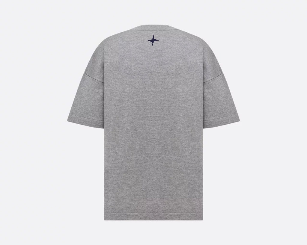 Dior 593M622A2015,Dior and Lewis Hamilton T-shirt,Dior and Lewis Hamilton,Dior and Lewis Hamilton T-shirt grey,Dior Lewis Ham