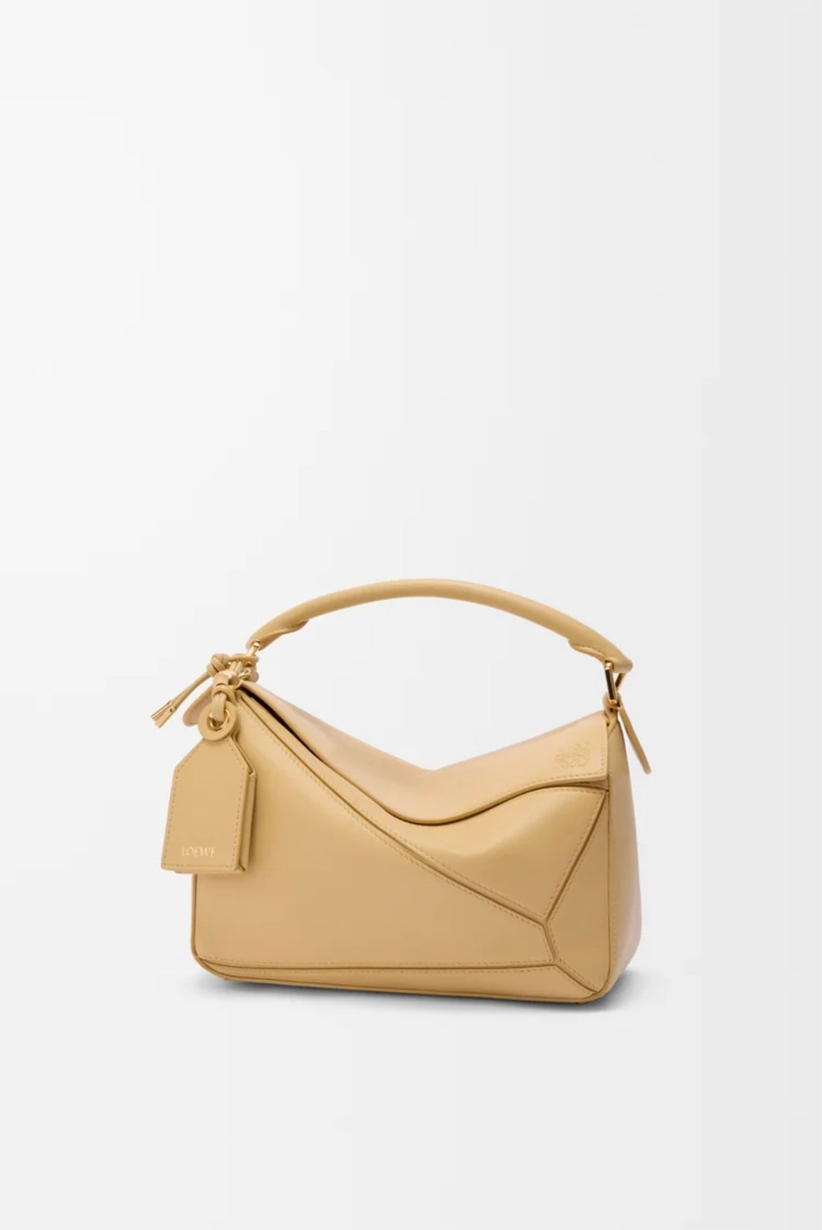 Loewe puzzle bag,Loewe puzzle yellow bag,Loewe puzzle bag small,Loewe small featherlight puzzle bag,Loewe bag,Loewe Lambskin