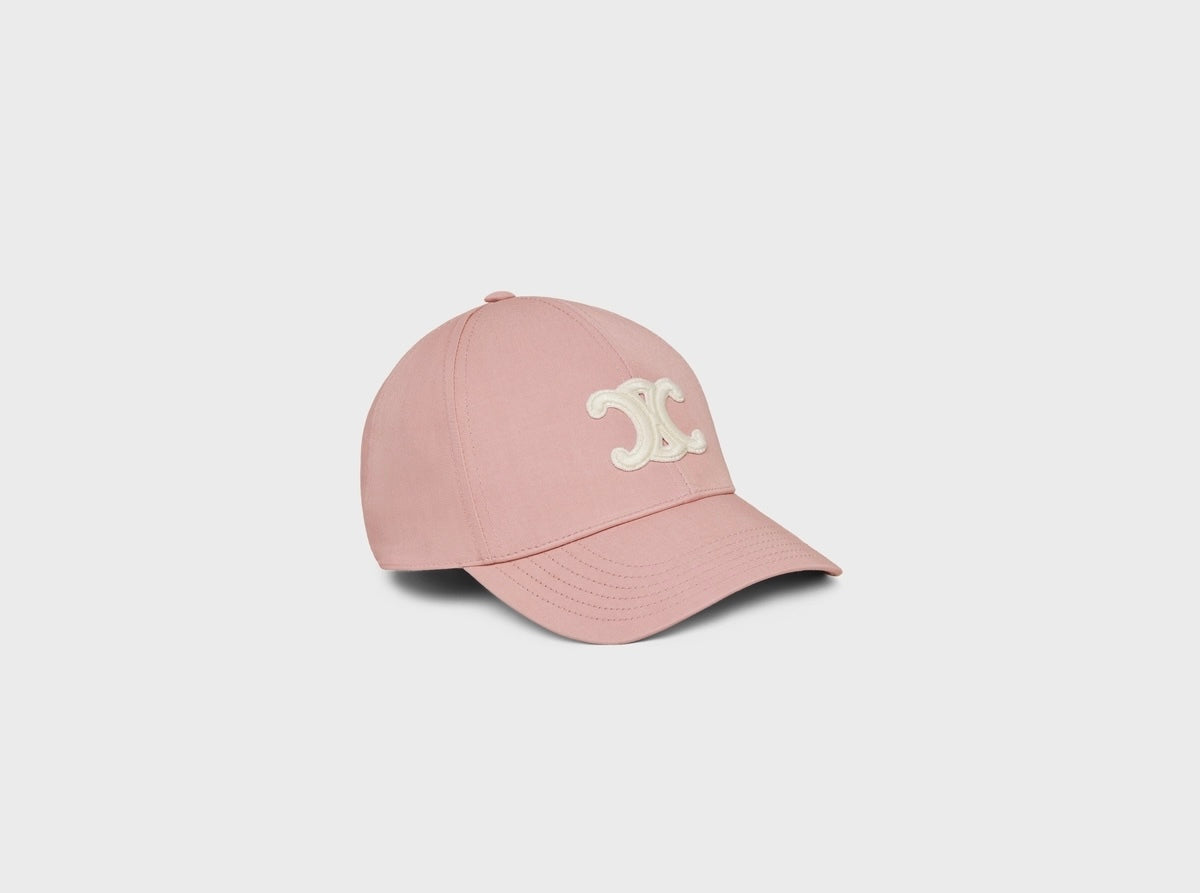 Celine triomphe cap in cotton,Celine 2AUT6969P,Celine cap,Celine cap authenticity,Celine cap on sale,Celine cap outlet,Celine