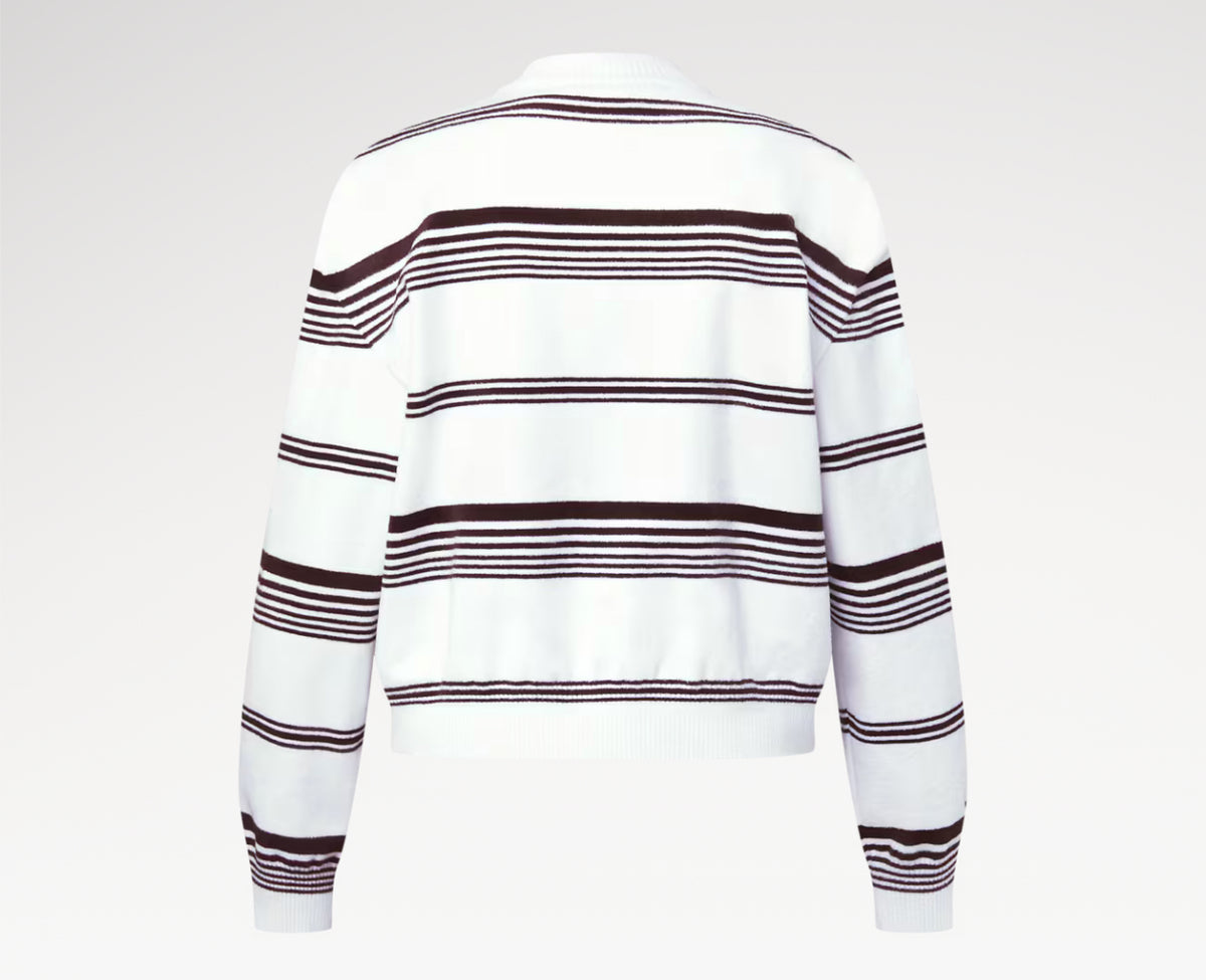 Winniemodo,Winnie modo,Louis Vuitton 1AIRD8,LV 1AIRD8,Louis Vuitton striped knit pullover,LV striped sweater,Louis Vuitton sw