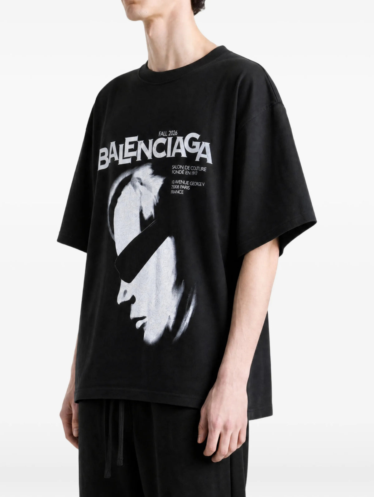Winniemodo,Winniemodony,Balenciaga 850345TUVO5,Balenciaga t-shirt men,Balenciaga black t-shirt discount,Balenciaga t-shirt ou
