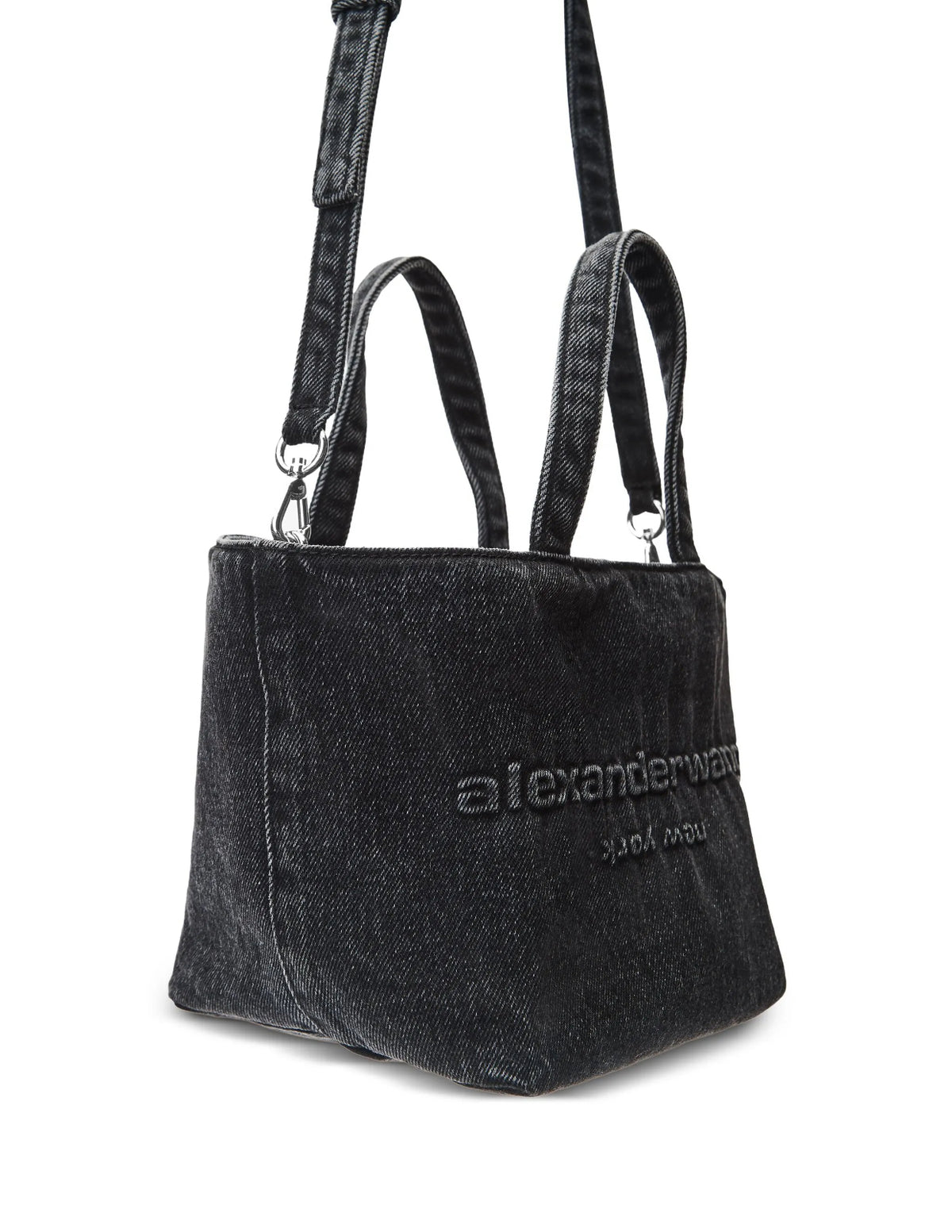 Alexander Wang small punch tote bag,Alexander Wang tote bag,Alexander Wang denim tote bag,Alexander Wang tote bag denim,Alexa