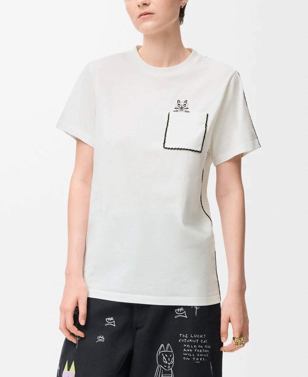 Winniemodo,Winniemodony,Loewe S359AJ2X03,Loewe x Louis wain,Loewe t-shirt sale,Loewe t-shirt,designer outlet USA,online luxur