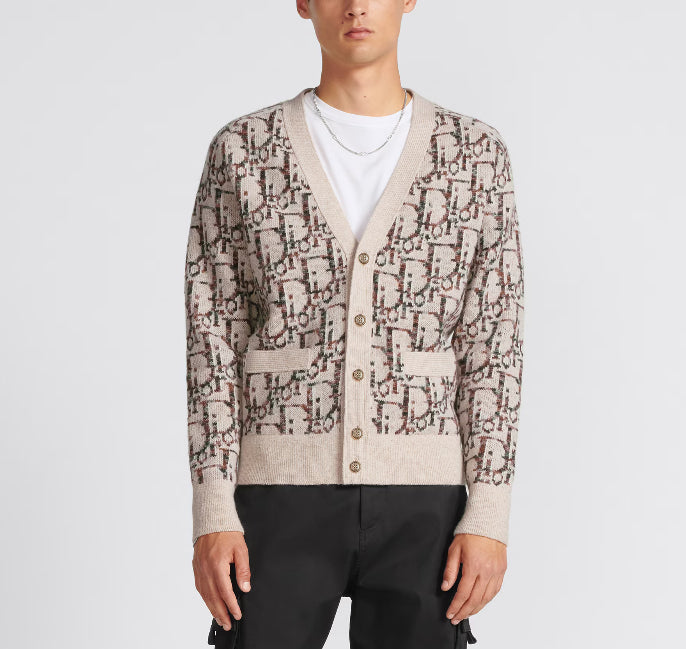 Dior oblique cardigan,Christian Dior ,Dior online shop ,Dior on sale,Dior Outlet, Dior women's fashion,Dior 213M233AT662 ,Dio