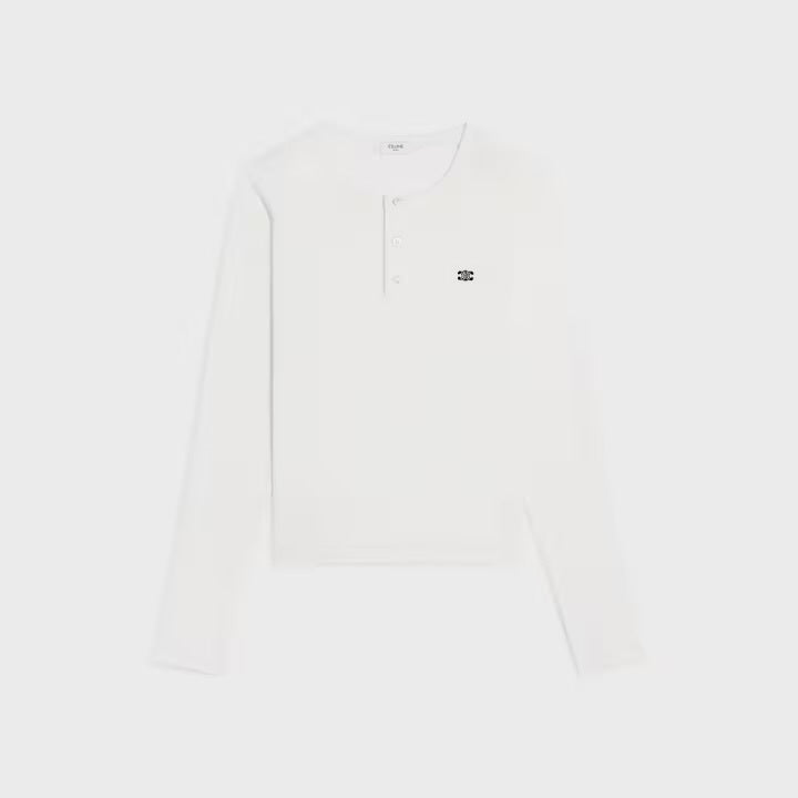 Winniemodo,Winnie modo,Celine RX0A90F43.01OB,Celine long sleeved T-shirt,Celine long sleeved T-shirt sale,Celine long sleeved