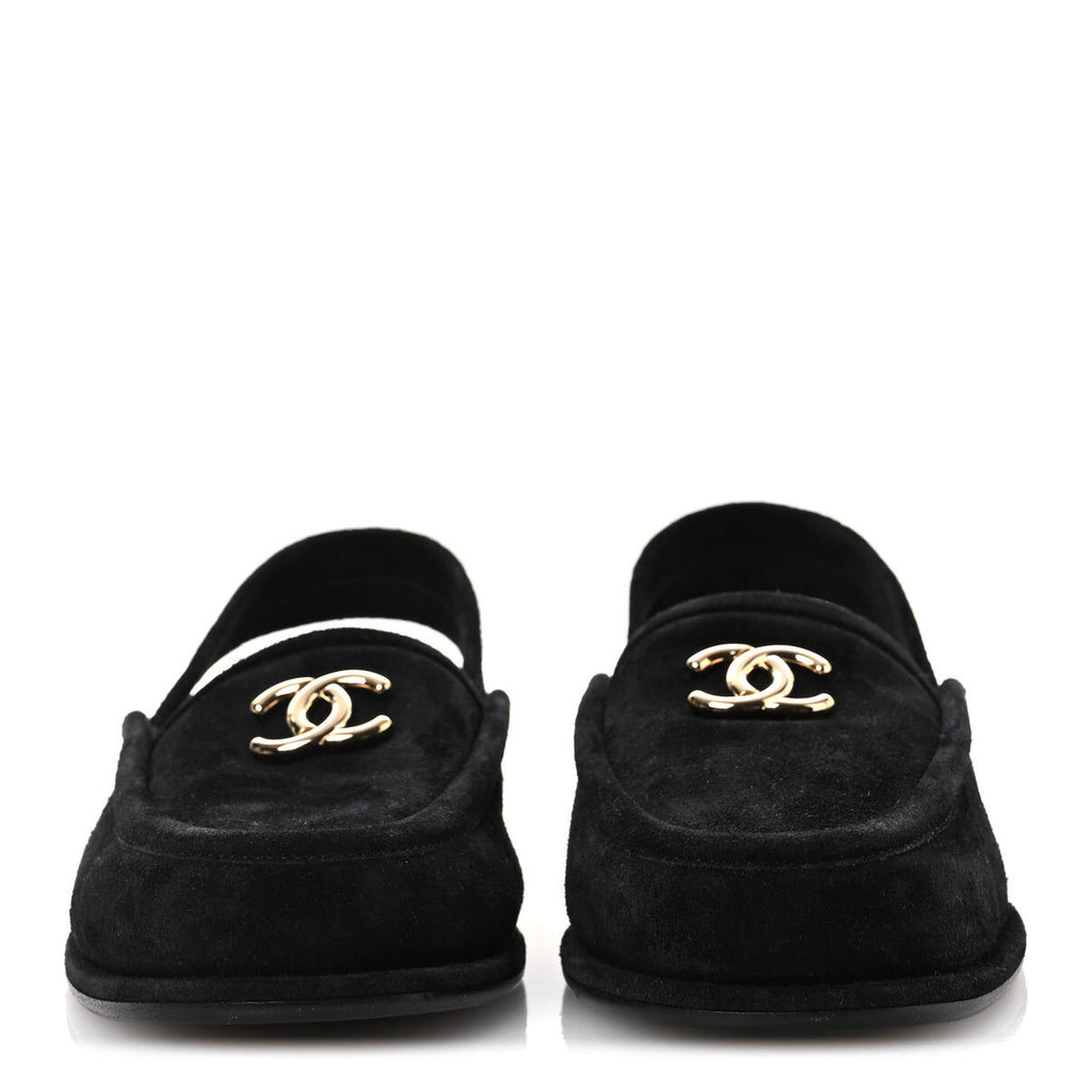 Winniemodo,Winniemodony,Chanel G46601,Chanel slingback loafers fur,Chanel slingback loafers black,Chanel slingback black loaf