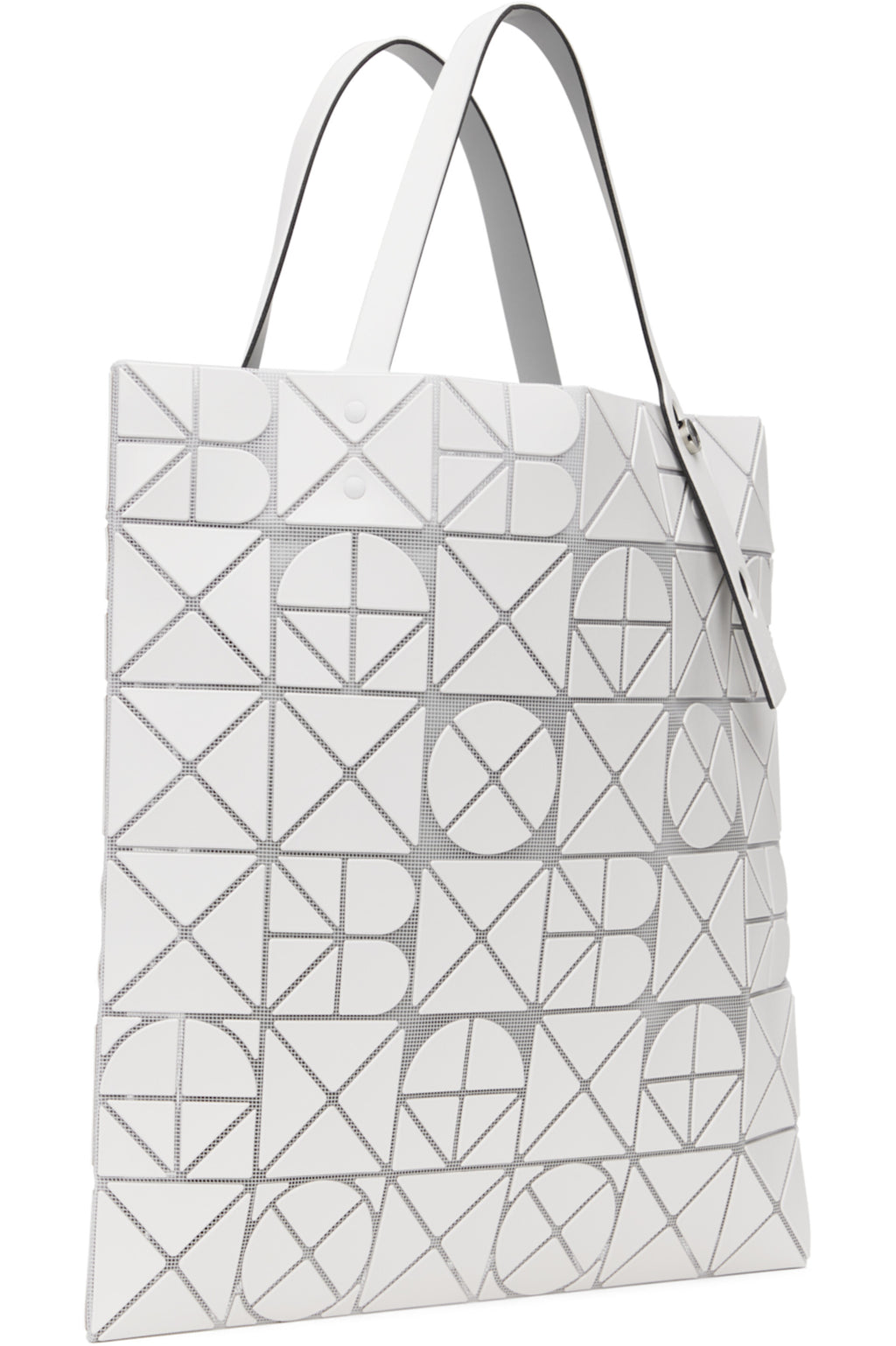 Issey miyake 252730M172012, BAO BAO ISSEY MIYAKE white Font Tote,ISSEY MIYAKE white Font Tote,BAO BAO white Tote,Issey miyake