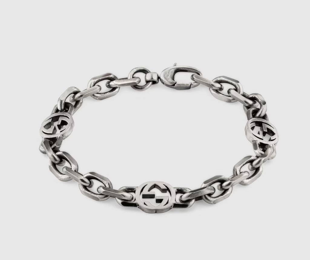 Winniemodo,Winnie modo,Gucci 620798 J8400,Gucci interlocking chain bracelet,Gucci bracelet,Gucci bracelet sale,Gucci chain br
