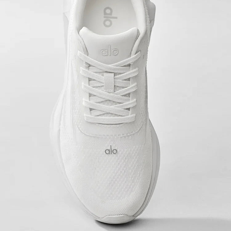Alo Runner White,Alo Runner,Alo sneaker White,Alo sneaker,Yoga sneaker,Alo sneaker on sale,Alo yoga sneaker white,Alo womens