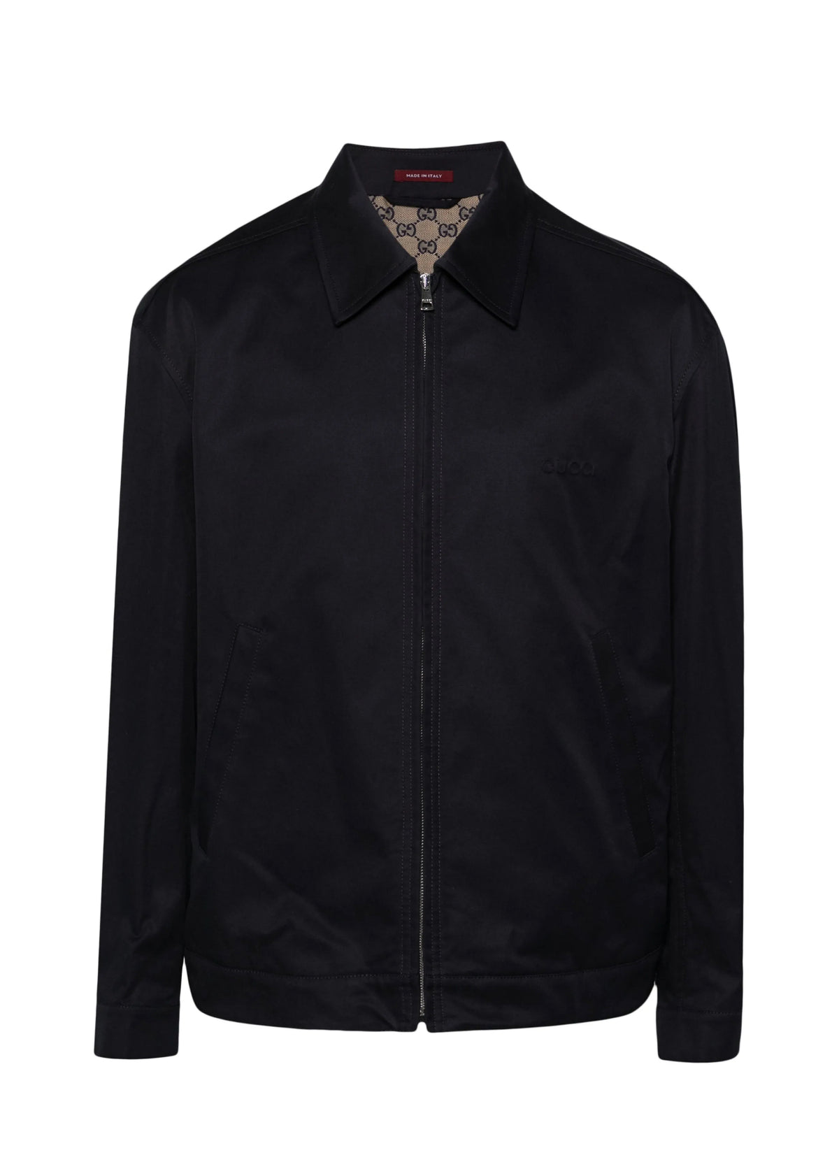 Gucci 784180 ZAPQ3,Gucci jacket,Gucci jacket black,Gucci zip up jacket black men,Gucci jacket GG logo,Gucci jacket black on s