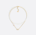Dior Petit CD Necklace,Dior pearl Necklace,Dior CD Necklace with pearls,Dior CD gold pearls Necklace,Dior gold pearl Necklace