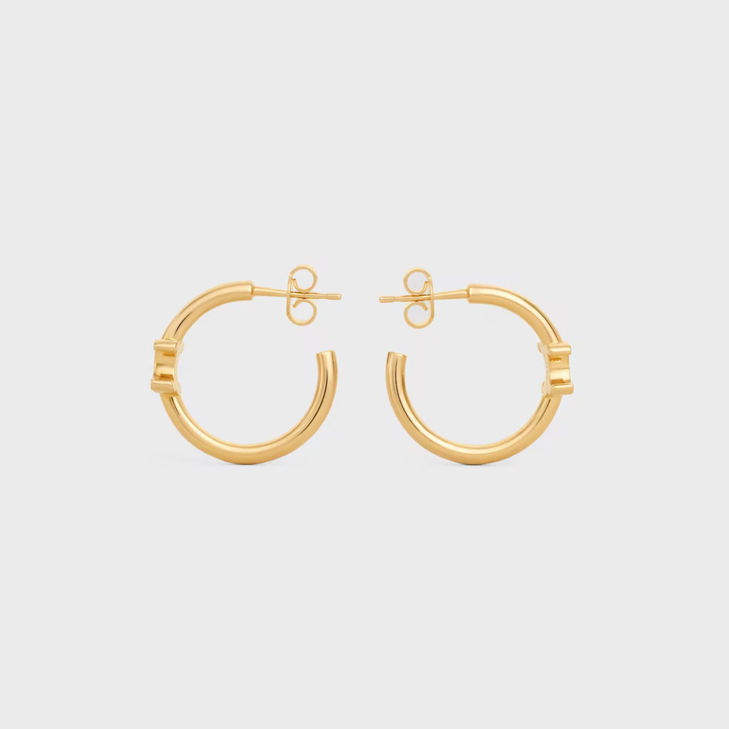 Winniemodo,Winniemodony,Celine 460RD6BRA.35OR,Celine triomphe earrings,Celine triomphe hoops,Celine triomphe earrings,Celine