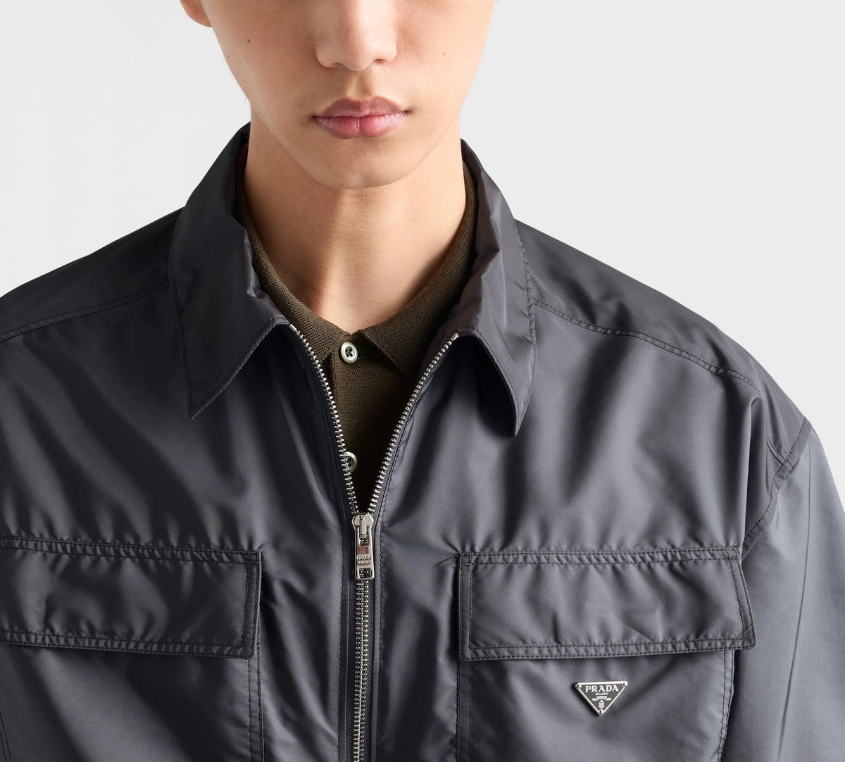 Winniemodo,Winniemodony,Prada SC758,Prada short sleeved shirt grey,Prada short sleeved shirt sale,Prada short sleeved shirt m