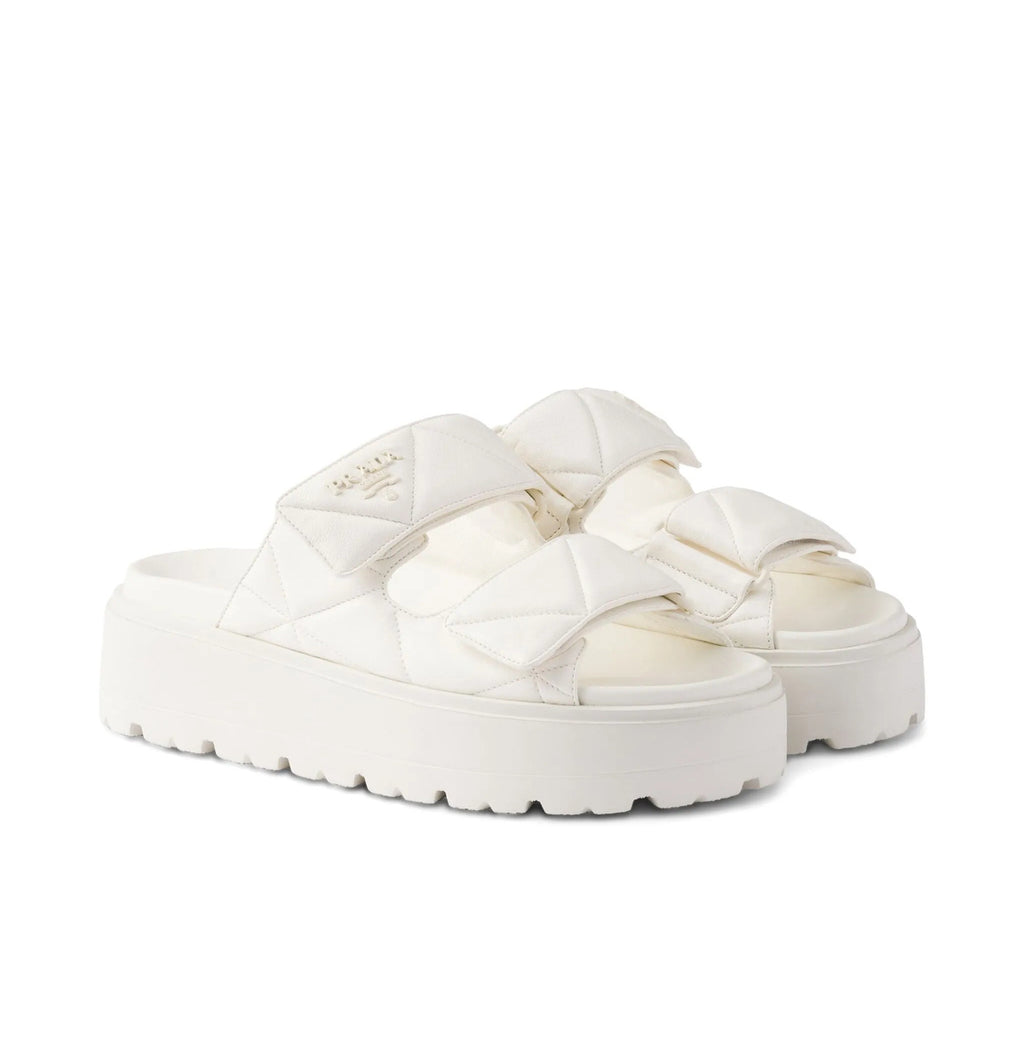 Winniemodo,Winniemodony,Prada 1XZ77,Prada platform slippers,Prada sandals platform,Prada slippers sandals,Prada sandals white